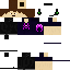 Black skin: raw texture render