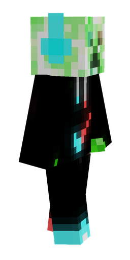 Black skin: body, right side render
