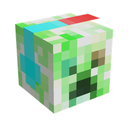Black skin: head render