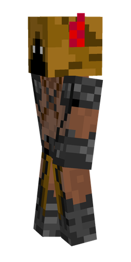 Black skin: body, left side render