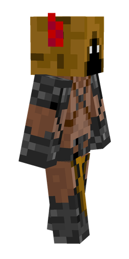 Black skin: body, right side render