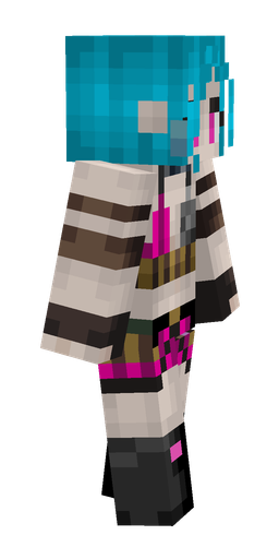 Black skin: body, right side render