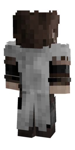 Black skin: body, back render