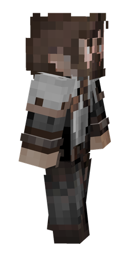 Black skin: body, right side render