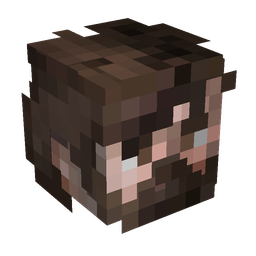 Black skin: head render