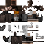 Black skin: raw texture render