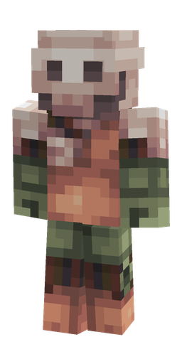 Black skin: body, front render