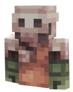 Black skin: bust render