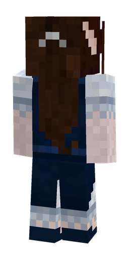 Black skin: body, back render