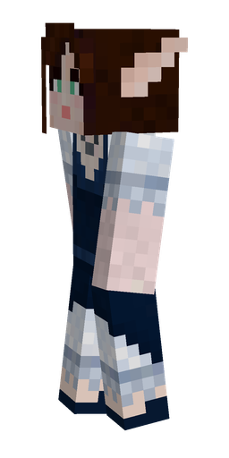 Black skin: body, left side render