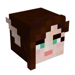 Black skin: head render