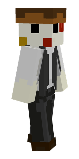 Black skin: body, right side render