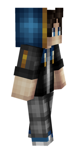 Black skin: body, right side render