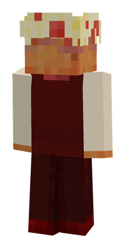 Orange skin: body, back render