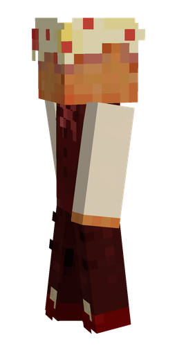 Orange skin: body, left side render