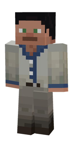 Black skin: body, front render