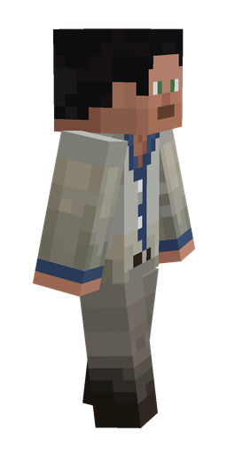 Black skin: body, right side render