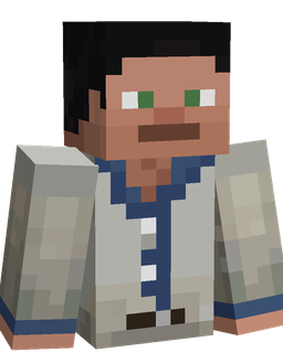Black skin: bust render