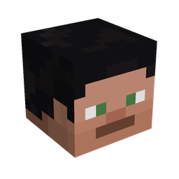 Black skin: head render