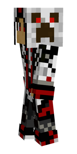 Black skin: body, left side render