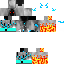 Classic skin: raw texture render