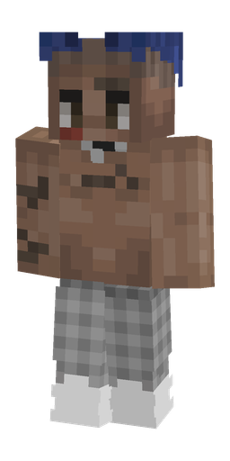 Brown skin: body, front render