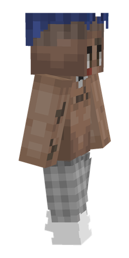 Brown skin: body, right side render