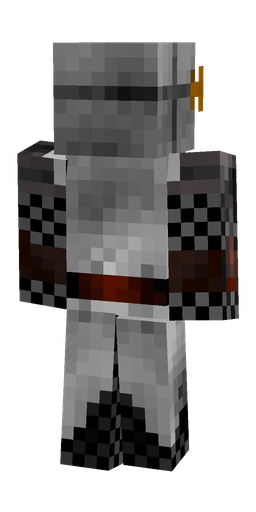 Black skin: body, back render