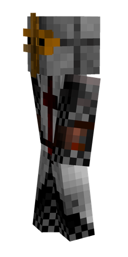 Black skin: body, left side render