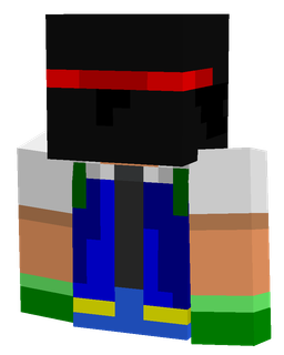 Black skin: bust render