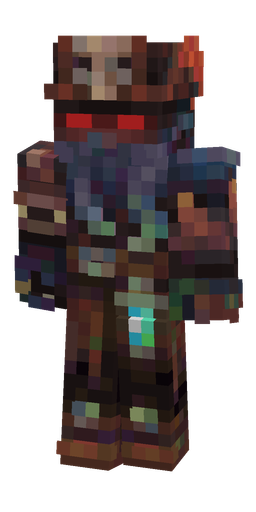 Black skin: body, front render
