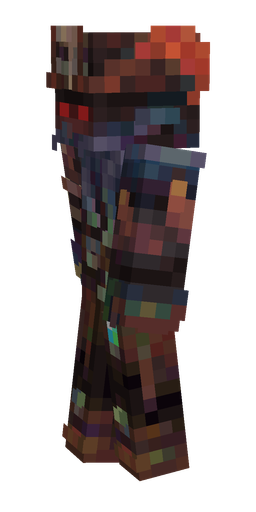 Black skin: body, left side render