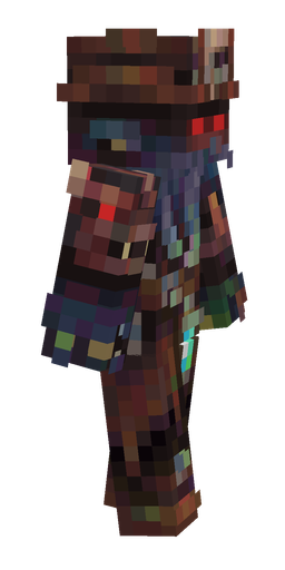Black skin: body, right side render