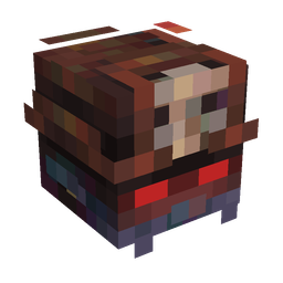 Black skin: head render