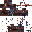 Black skin: raw texture render
