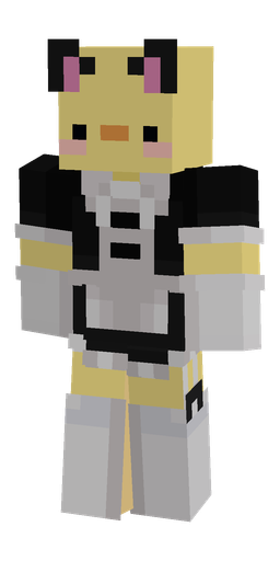 Black skin: body, front render