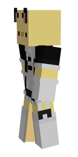 Black skin: body, left side render