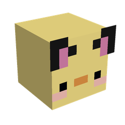 Black skin: head render