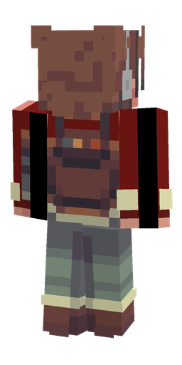 Classic skin: body, back render