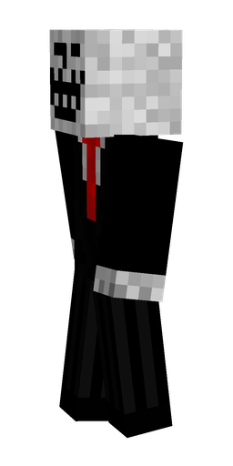 Black skin: body, left side render