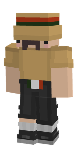 Black skin: body, front render