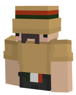 Black skin: bust render