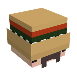 Black skin: head render