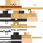 Black skin: raw texture render