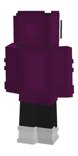 Black skin: body, back render