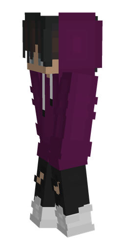Black skin: body, left side render