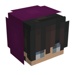 Black skin: head render