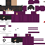 Black skin: raw texture render