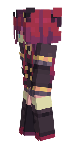 Black skin: body, left side render