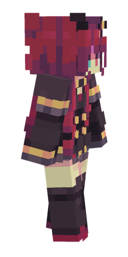 Black skin: body, right side render